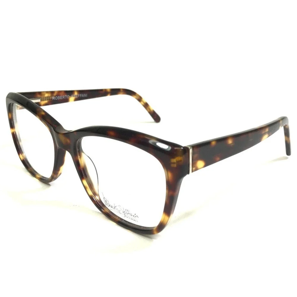 Roberto Steffani Eyeglasses Frames RS 156 COL 10 Brown Tortoise 53-17-145